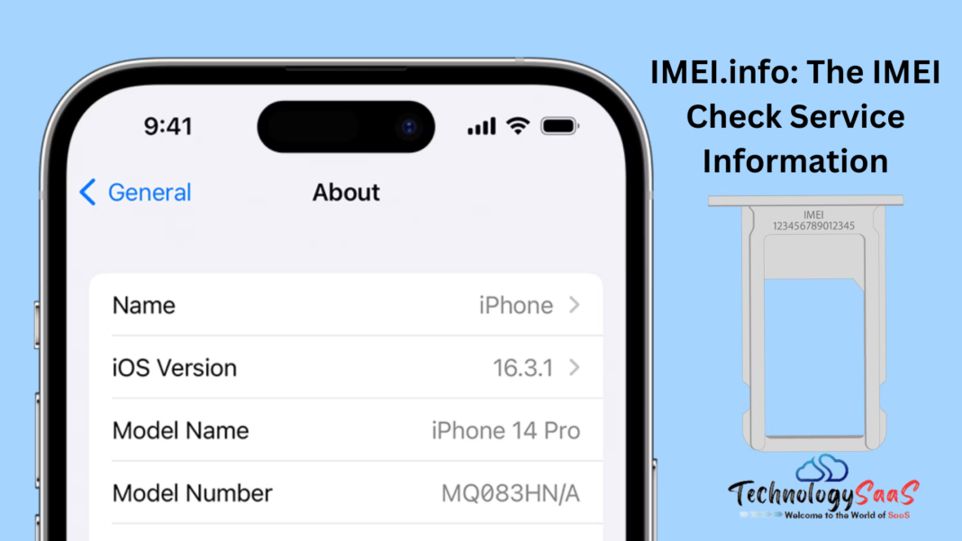 IMEI.info: The IMEI Check Service Information